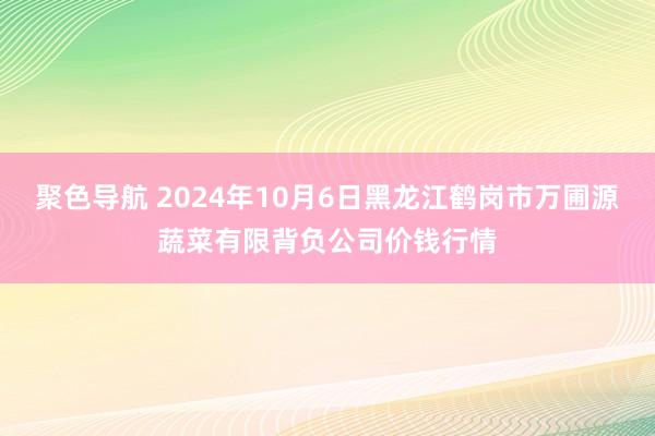 聚色导航 2024年10月6日黑龙江鹤岗市万圃源蔬菜有限背负公司价钱行情