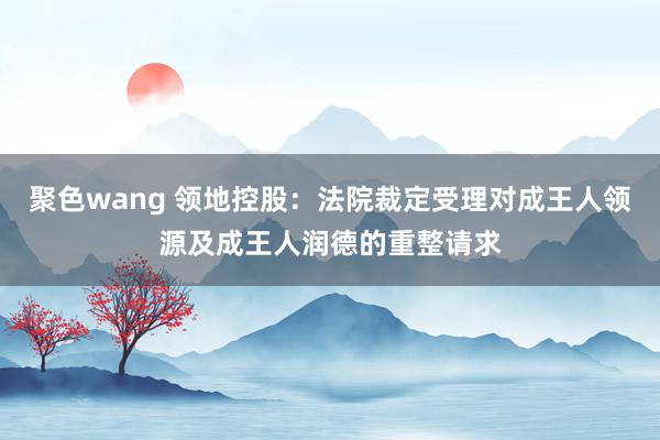 聚色wang 领地控股：法院裁定受理对成王人领源及成王人润德的重整请求