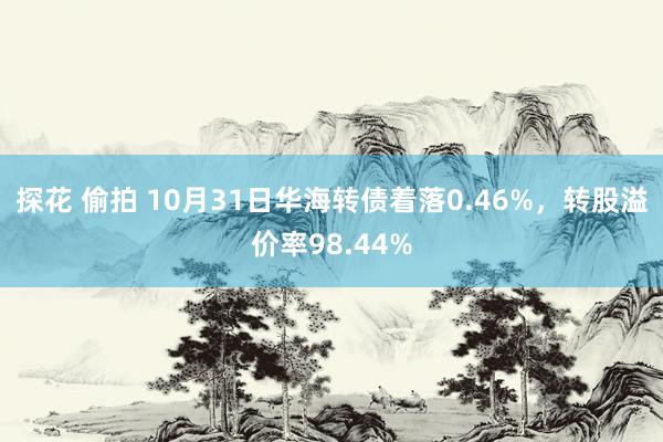 探花 偷拍 10月31日华海转债着落0.46%，转股溢价率98.44%